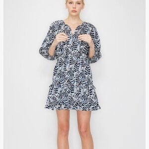 New! Melloday  3/4 sleeve print dress